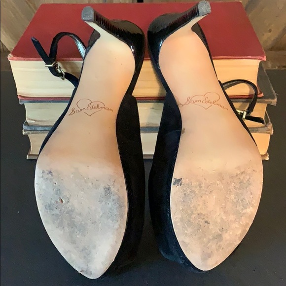 Sam Edelman Penelope black suede heels - Picture 4 of 5